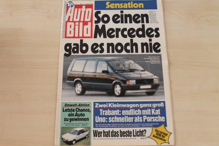 Deckblatt Auto Bild (01/1990)